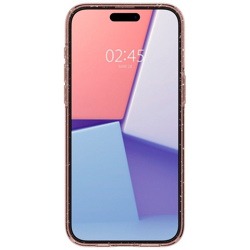 Чохол Spigen для Apple iPhone 15 Pro Liquid Crystal Glitter, Rose Quartz