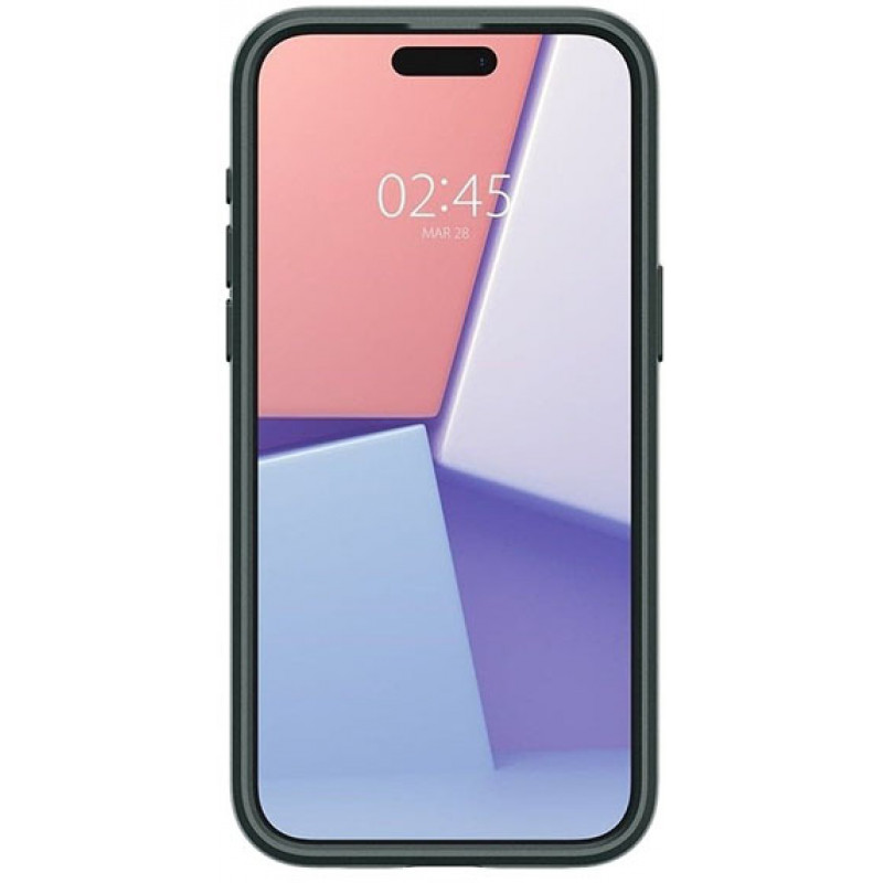 Чохол Spigen для Apple iPhone 15 Pro Max Optik Armor MagFit Abyss, Green