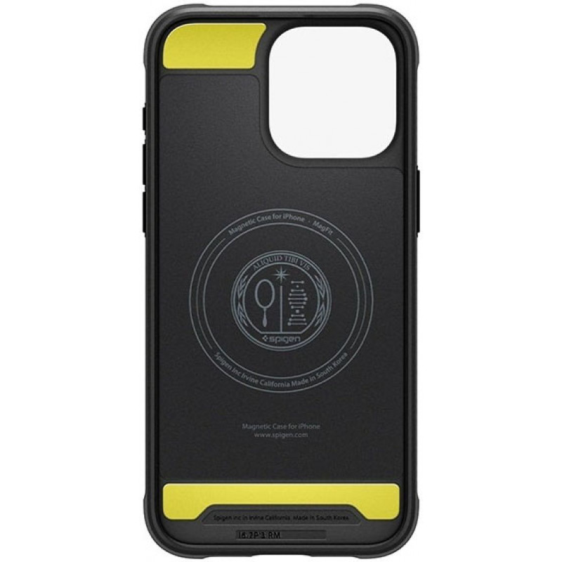 Чохол Spigen для Apple iPhone 15 Pro Max Rugged Armor MagFit, Matte Black