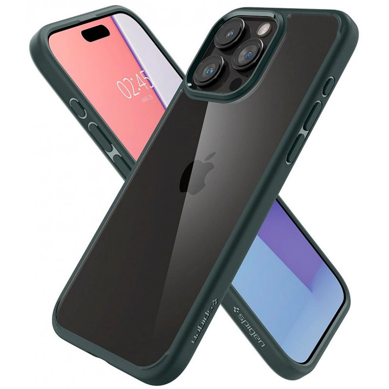 Чохол Spigen для Apple iPhone 15 Pro Max Ultra Hybrid, Abyss Green