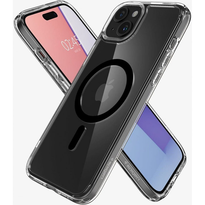 Чохол Spigen для Apple iPhone 15 Ultra Hybrid MagFit, Black