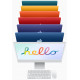 Моноблок Apple iMac 24"Retina 4.5K 512GB 8GPU Blue 2021