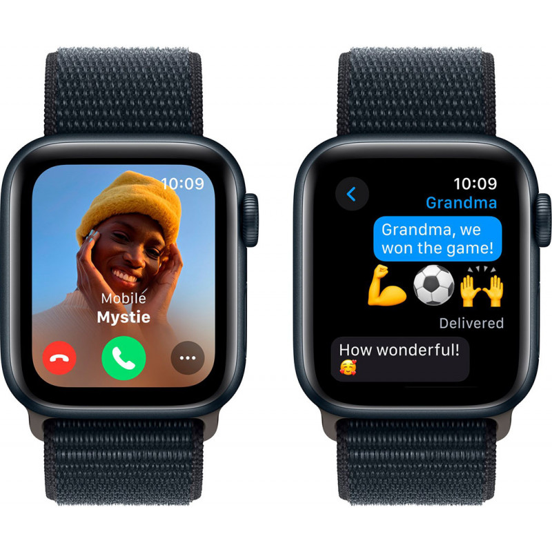 Смартгодинник Apple Watch SE GPS 40mm Midnight Aluminium Case with Midnight Sport Loop