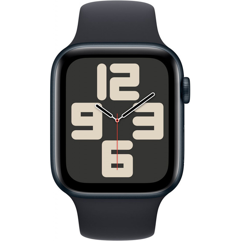 Смартгодинник Apple Watch SE GPS 44mm Midnight Aluminium Case with Midnight Sport Band – M/L