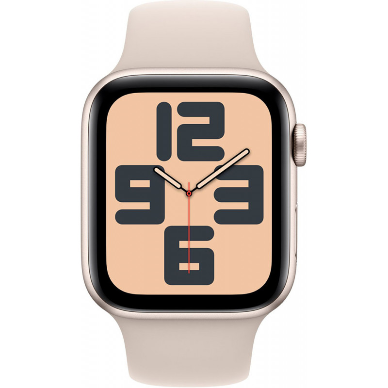 Смартгодинник Apple Watch SE GPS 44mm Starlight Aluminium Case with Starlight Sport Band – M/L