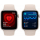 Смартгодинник Apple Watch SE GPS 44mm Starlight Aluminium Case with Starlight Sport Band – M/L